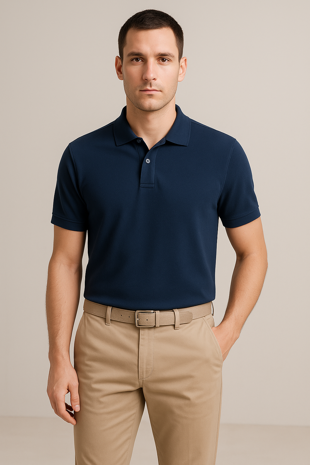 Polo de chantier + pantalon kaki