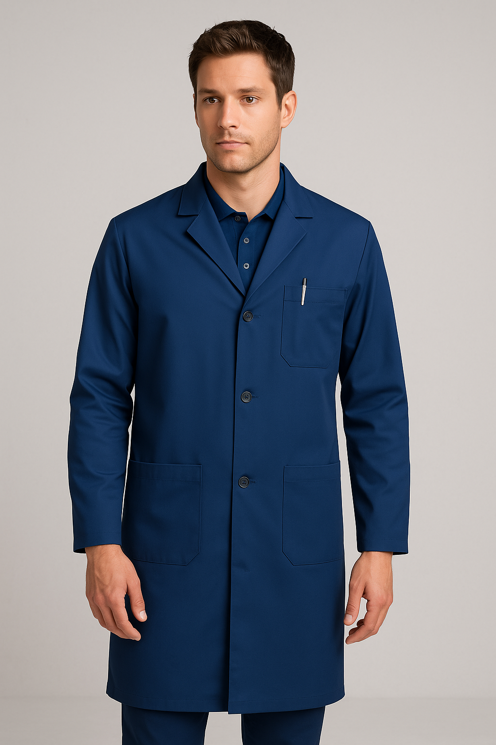 Veste de travail bleue