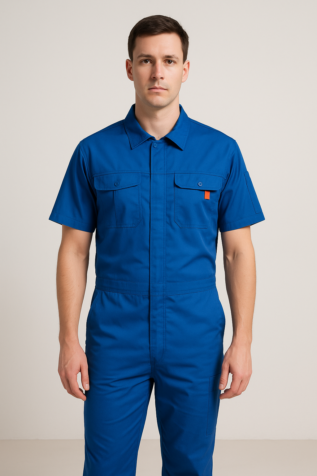 Combinaison de travail bleue